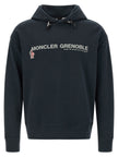 Moncler Grenoble blaues Baumwoll-Sweatshirt