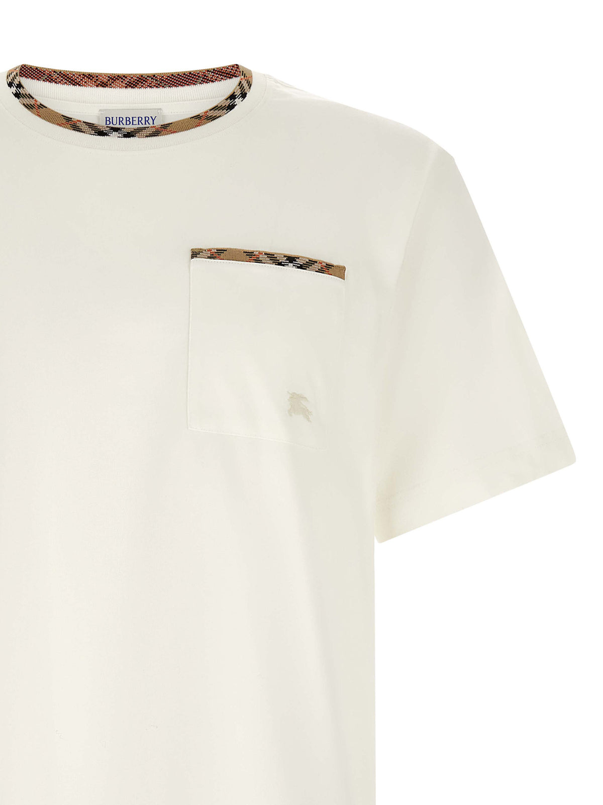Burberry Weißes Baumwoll-T-Shirt