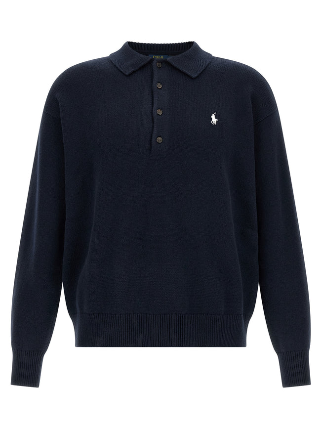 Polo Ralph Lauren Blauer Baumwollcardigan