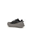 Moncler Graue Kalbsleder Bos Taurus Athletic Sneaker