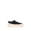 Moncler Schwarze Bos Taurus Kalbsleder Sneaker