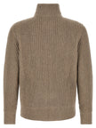 MM6 Maison Margiela Beige Wollmantel Lang