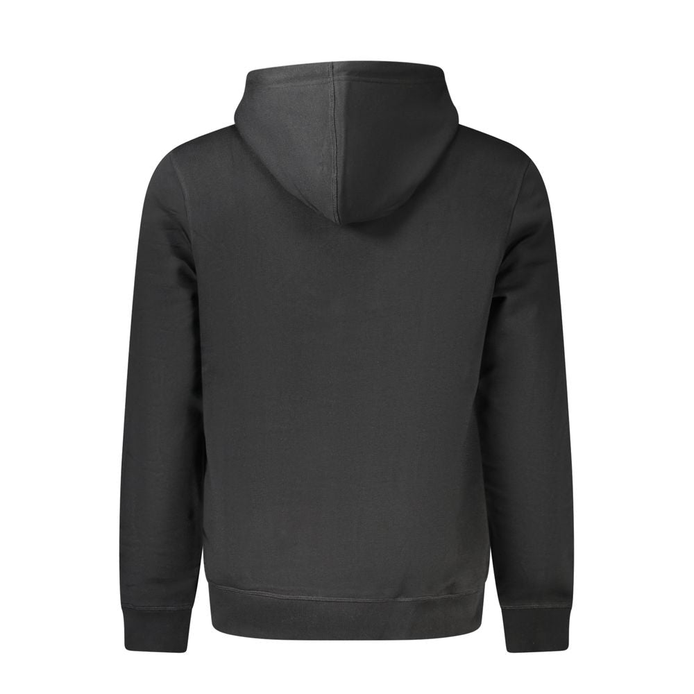 Hugo Boss Men's Black Cotton Hooded Sweatshirt