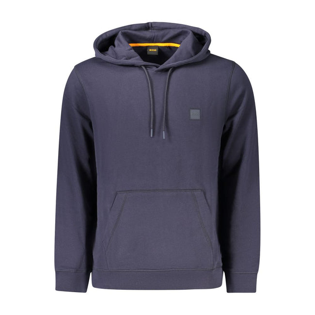 Hugo Boss Blauer Baumwoll-Kapuzenpullover für Herren