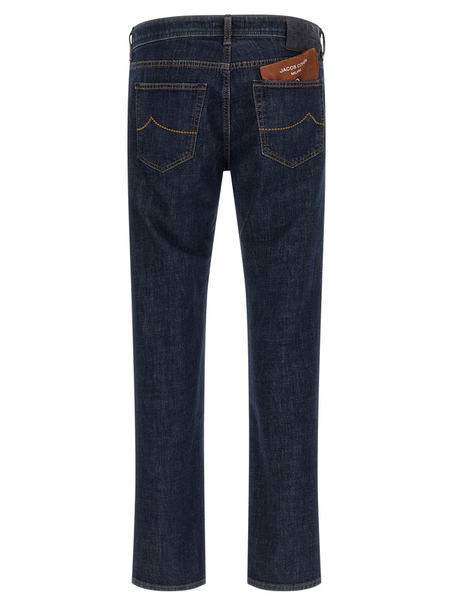 Jacob Cohen Blaue Baumwoll-Jeans im Slim Fit