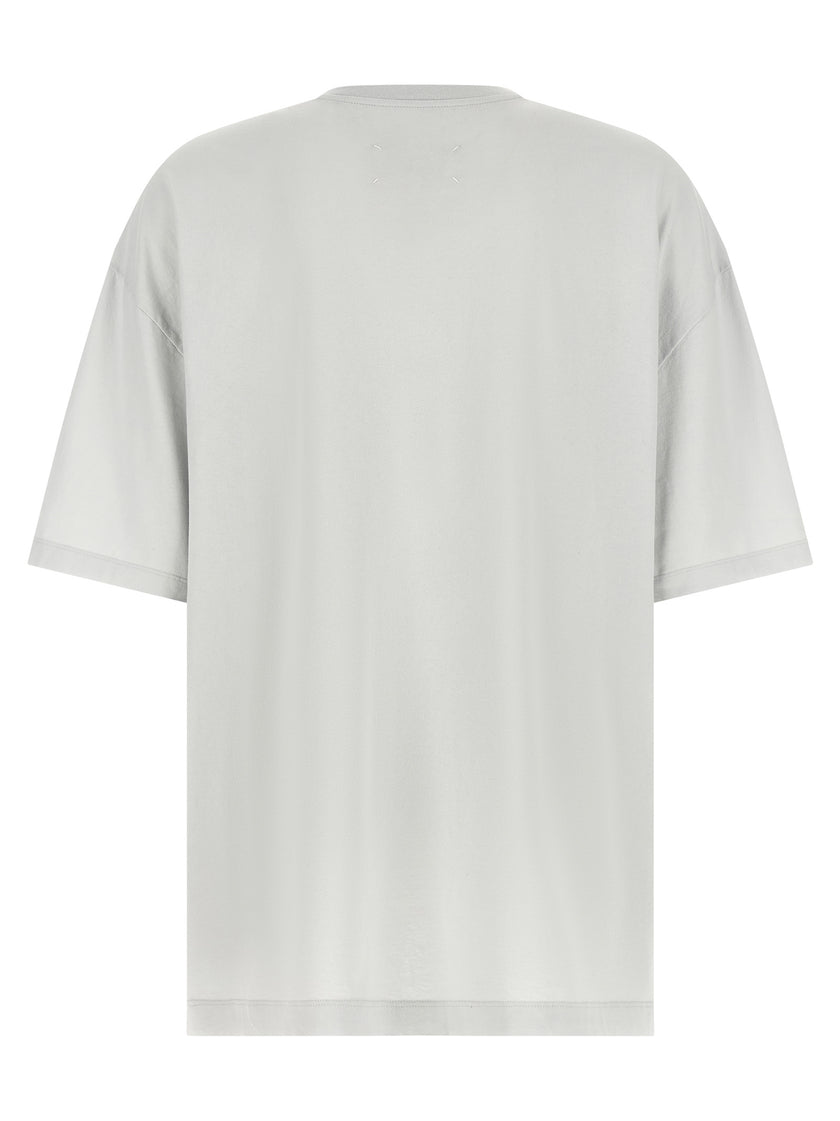 Maison Margiela Graues Baumwoll-T-Shirt