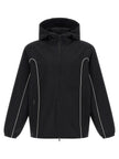 Diesel Schwarze Polyamid-Shell-Jacke