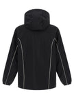 Diesel Schwarze Polyamid-Shell-Jacke