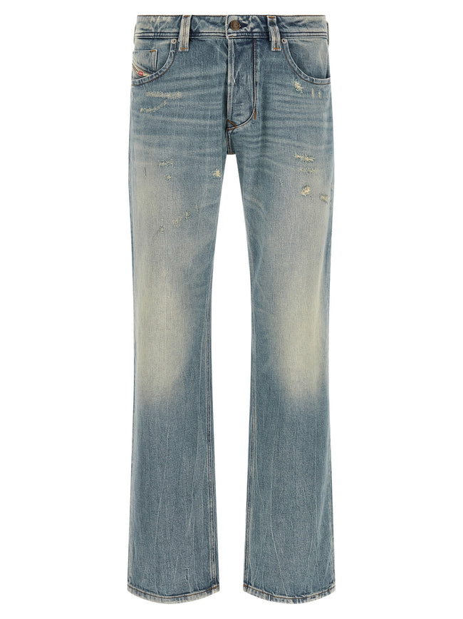 Diesel Blaue Jeans aus Baumwolle im geraden Schnitt
