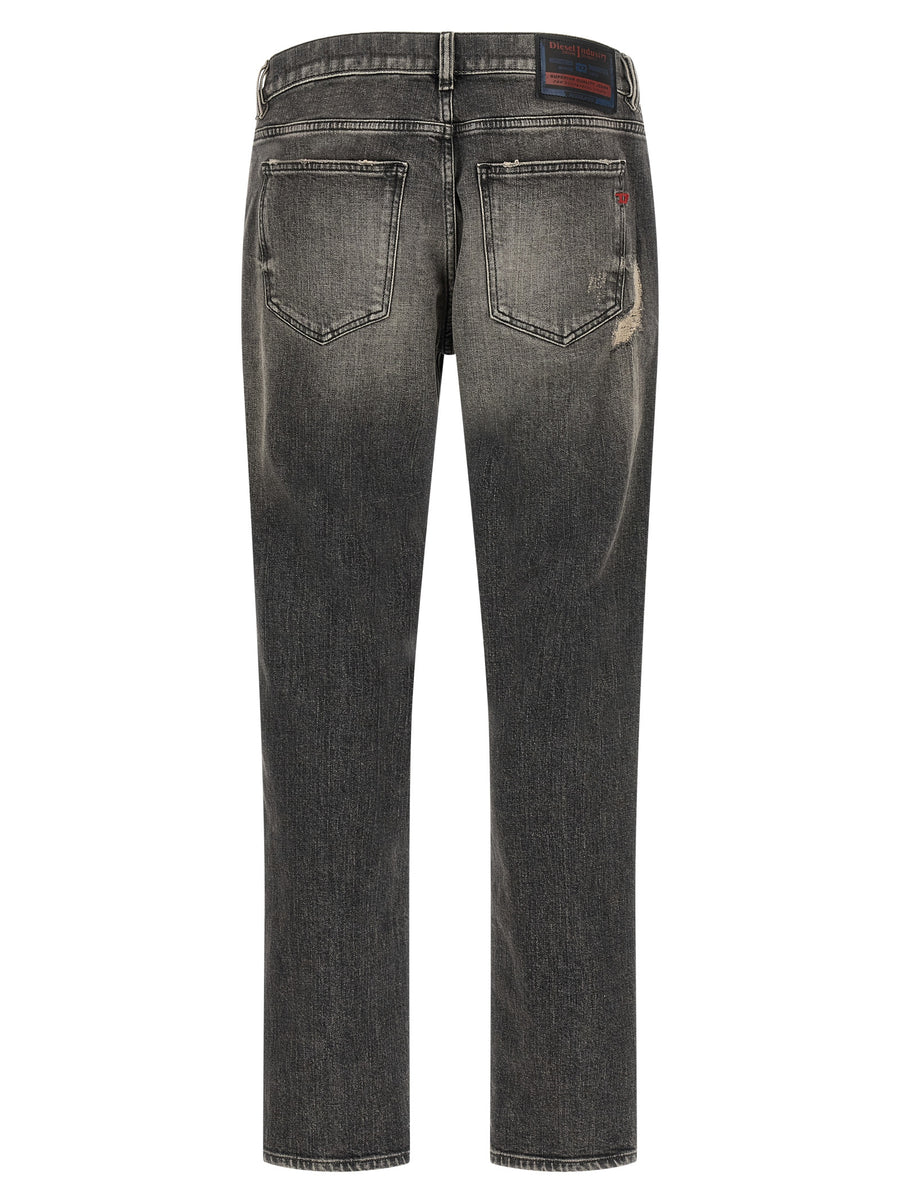 Diesel Graue Skinny Jeans aus Baumwolle