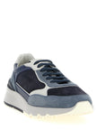 Brunello Cucinelli Blaue Sneaker aus Kalbsleder im Athletic-Stil