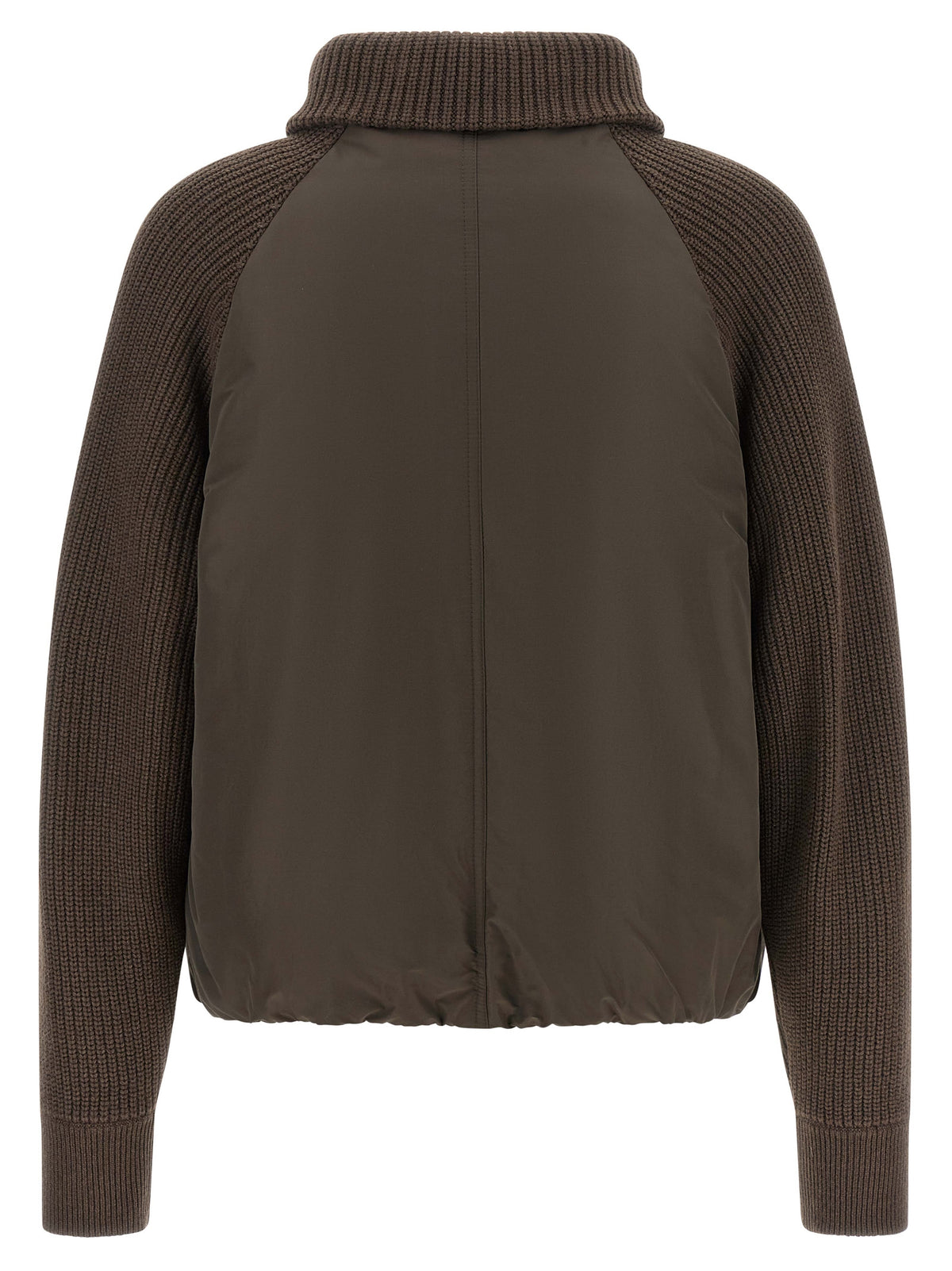 Brunello Cucinelli Full-Length Brown Cotton Jacket