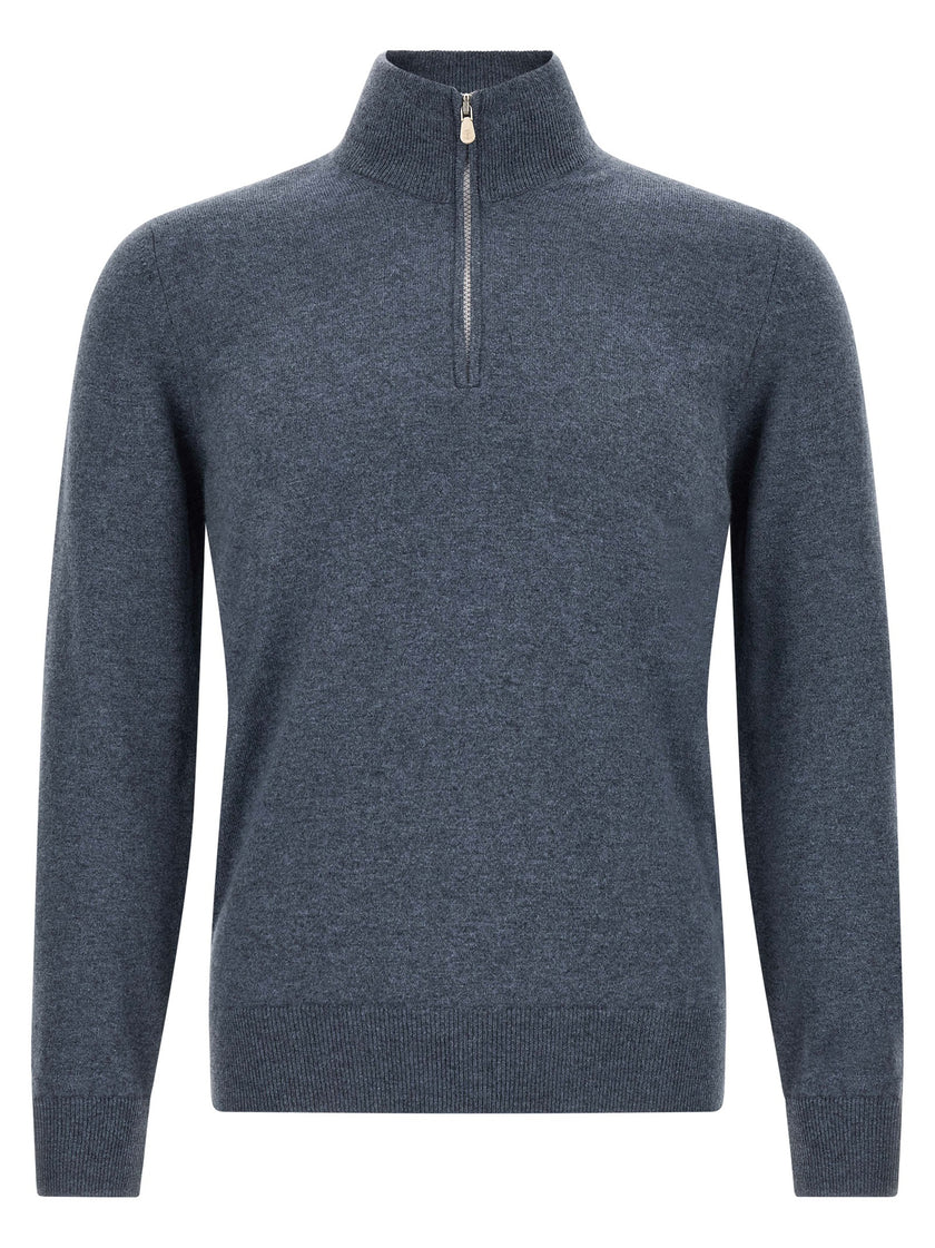 Brunello Cucinelli Blauer Kaschmir-Cardigan