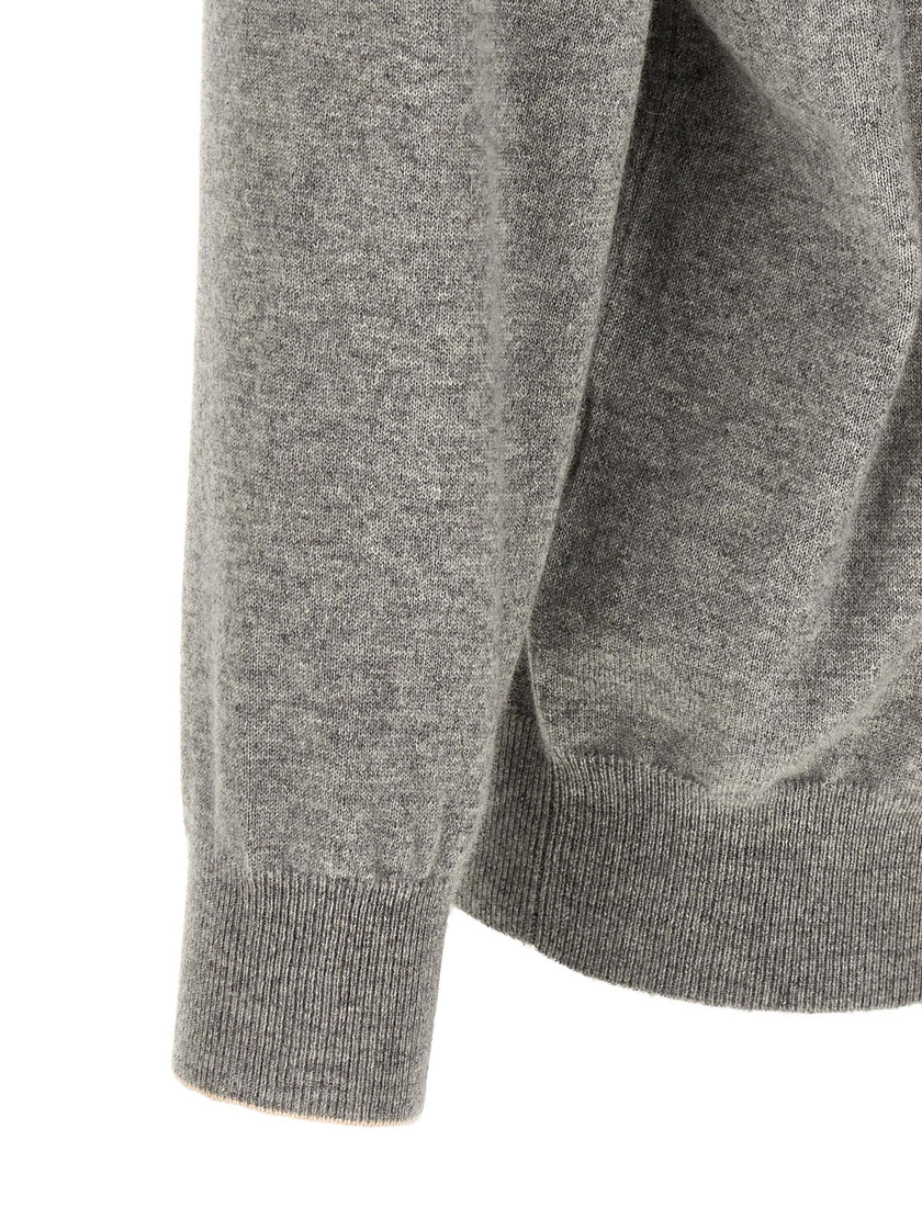 Brunello Cucinelli Grauer Kaschmir-Cardigan