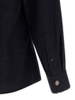 Brunello Cucinelli Blouse in Blue Virgin Wool