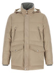 Brunello Cucinelli Beiger Polyamid-Parka
