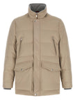 Brunello Cucinelli Beiger Polyamid-Parka