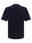 Brunello Cucinelli Blaues Baumwoll-T-Shirt