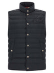 Brunello Cucinelli Sleeveless Blue Polyester Jacket