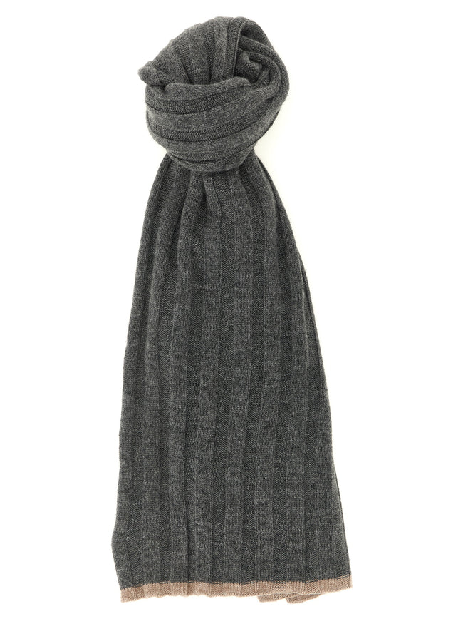 Brunello Cucinelli Grauer Kaschmirschal