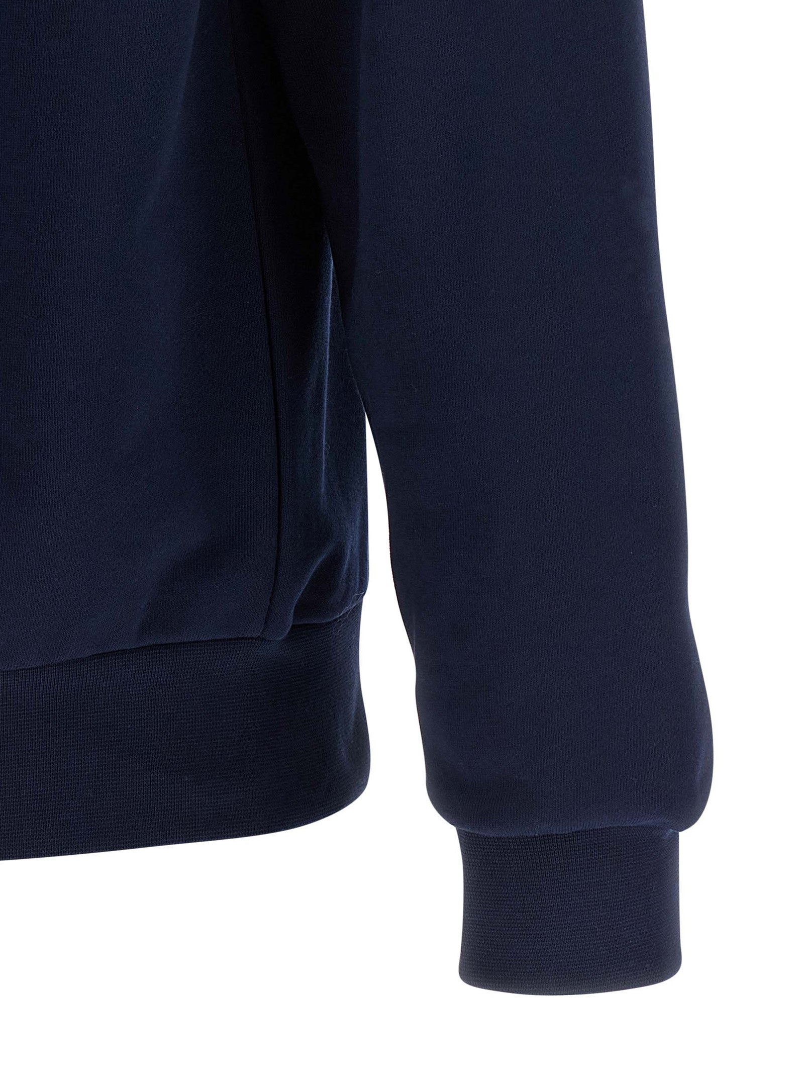 Lacoste Blaues Baumwoll-Sweatshirt