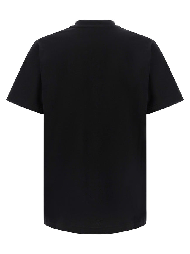 Moschino Schwarzes Baumwoll-T-Shirt
