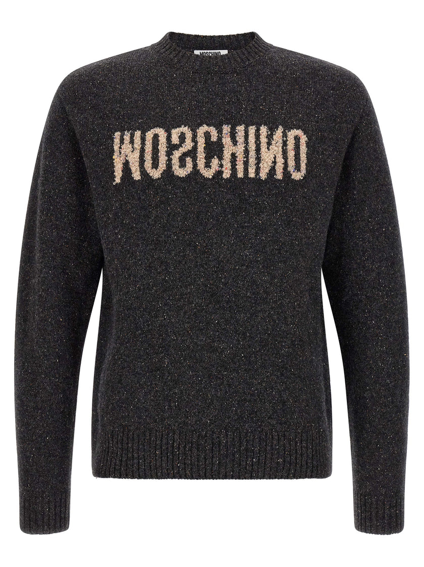 Moschino Grauer Wollcardigan
