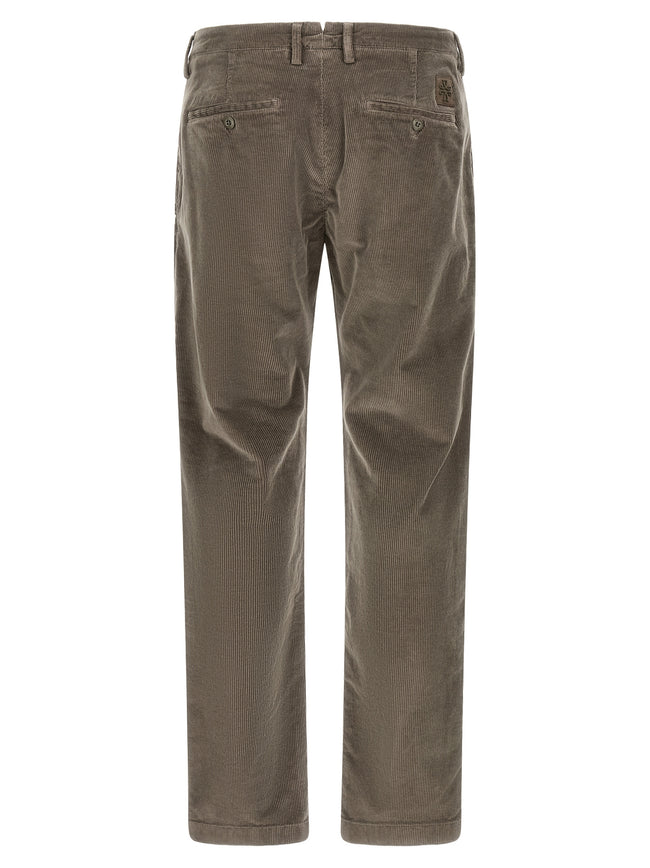 Jacob Cohen Graue Baumwoll-Chino-Hose
