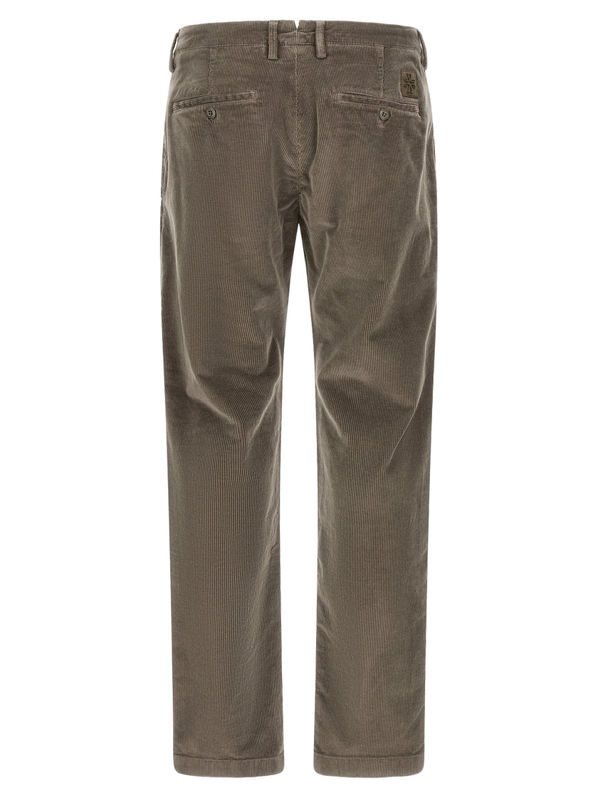 Jacob Cohen Graue Baumwoll-Chino-Hose