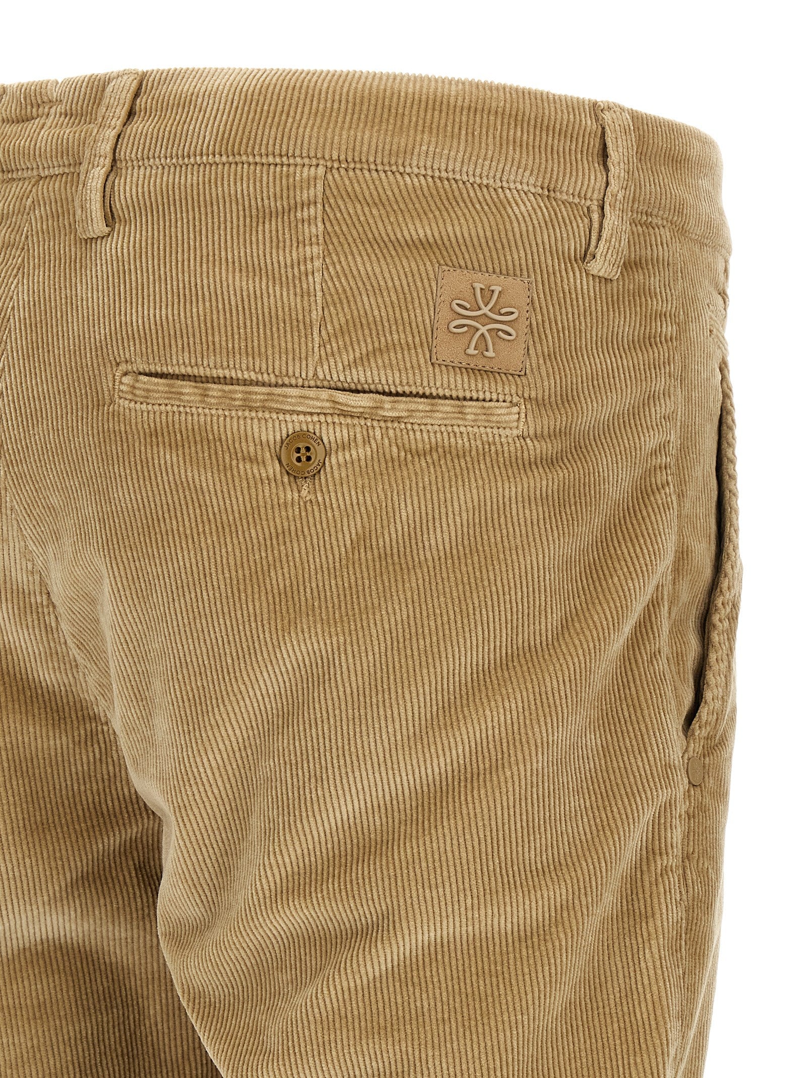 Jacob Cohen Beige Cotton Chino Trousers