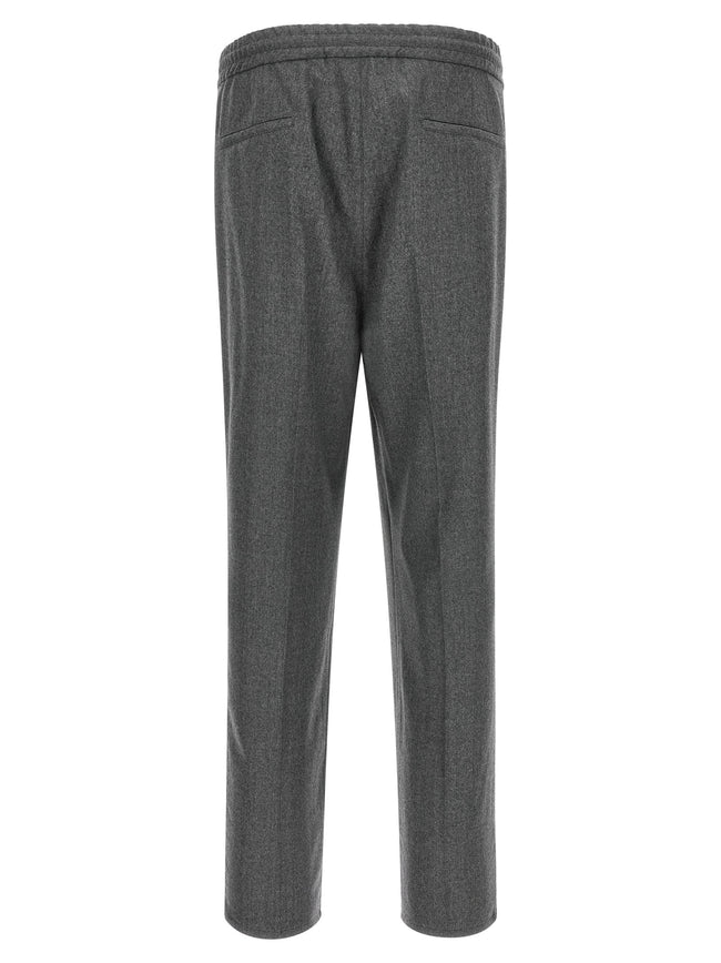 Brunello Cucinelli graue Hose aus reiner Schurwolle
