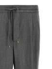 Brunello Cucinelli Graue Hose aus reiner Schurwolle
