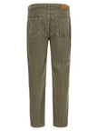 Brunello Cucinelli Zweifarbige Baumwoll-Freizeithose