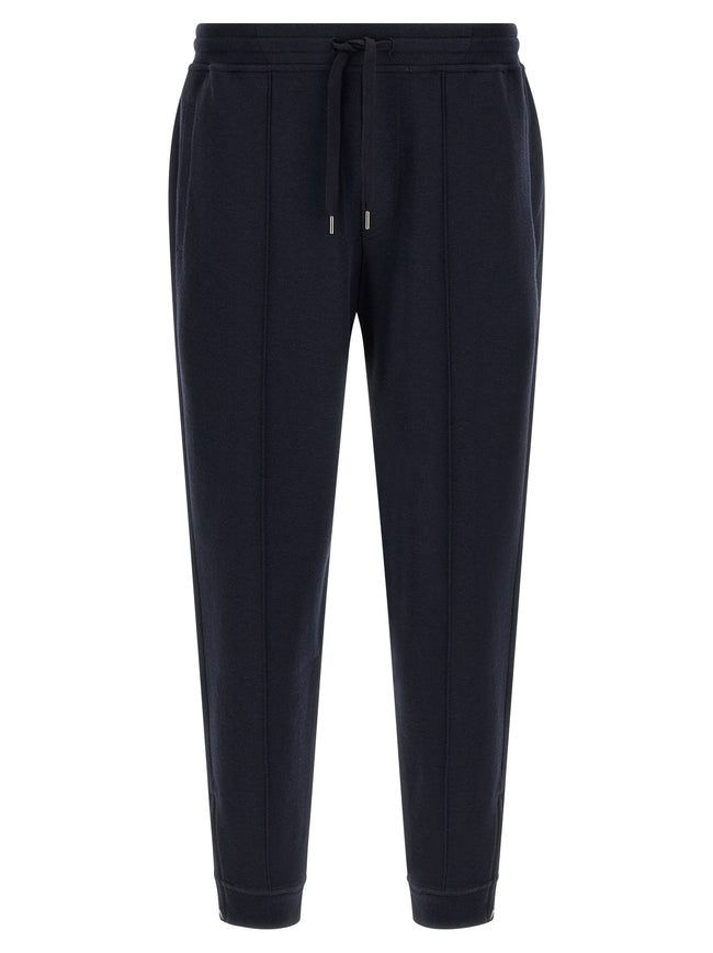 Brunello Cucinelli Blue Cotton Jogger (Sweatpants)