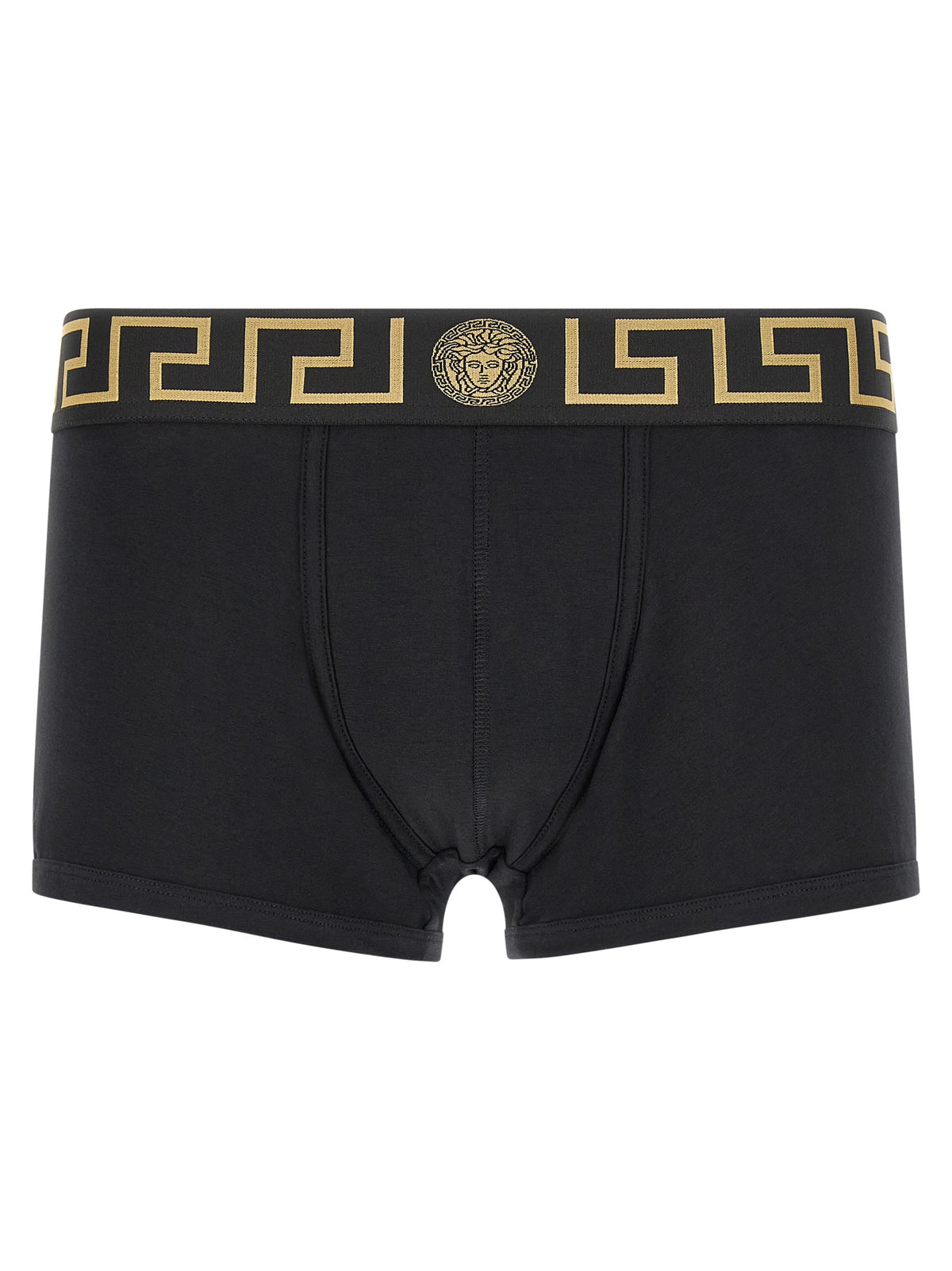 Versace Black Cotton Boxer Briefs