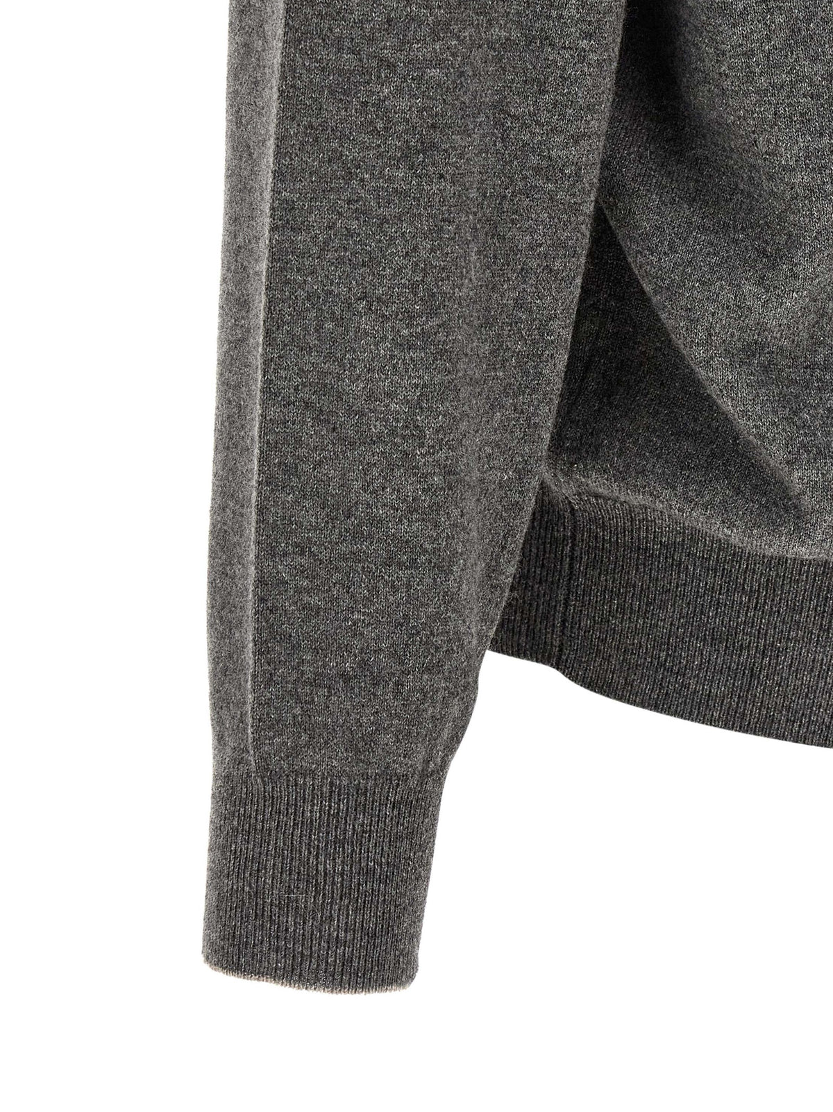 Brunello Cucinelli Grey Cashmere Cardigan