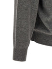 Brunello Cucinelli Grauer Kaschmir-Strickjacke