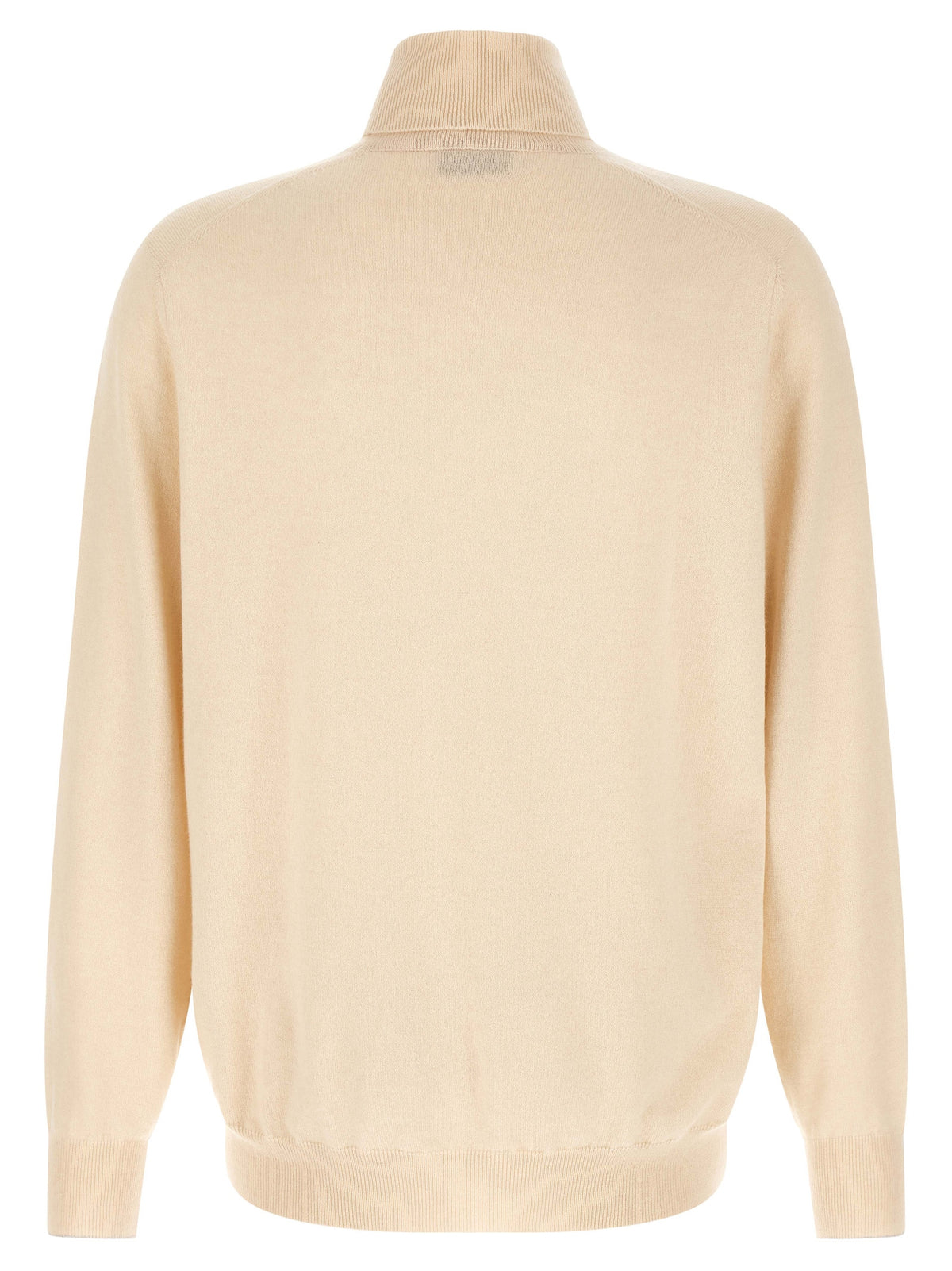 Brunello Cucinelli Soft Cashmere Cardigan in White