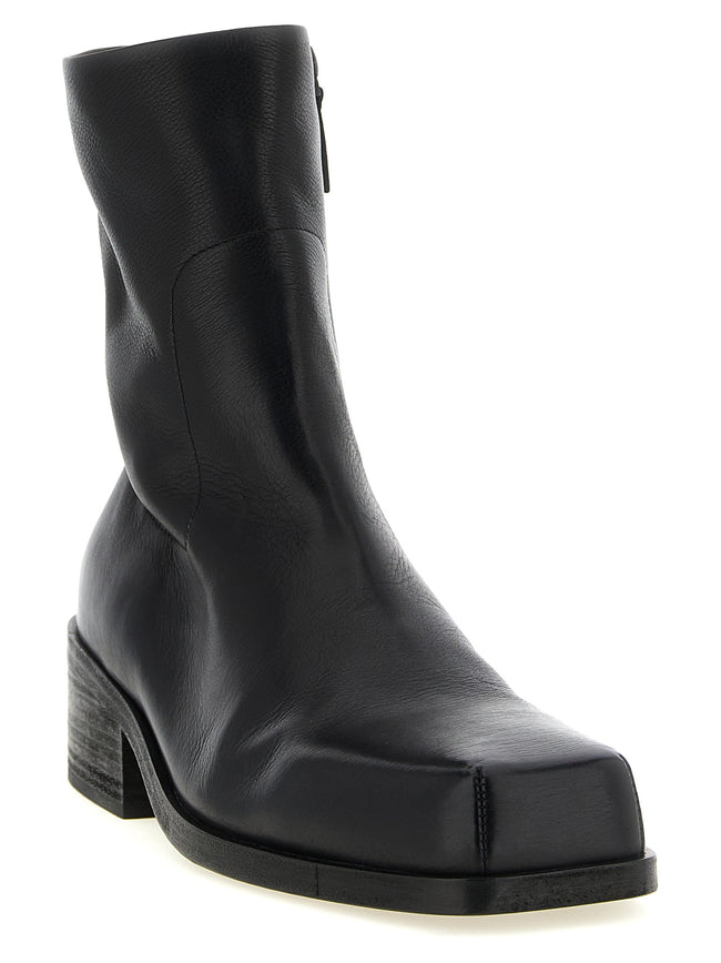Marsell Schwarze Stiefeletten aus Kalbsleder