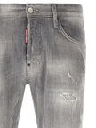 Dsquared² Graue Baumwoll-Jeans mit schmal zulaufendem Bein