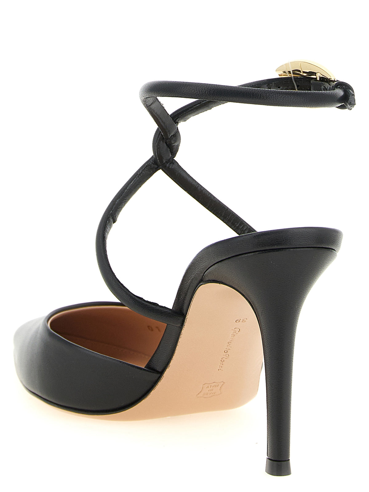 Gianvito Rossi Black High-Heel Lambskin Pumps