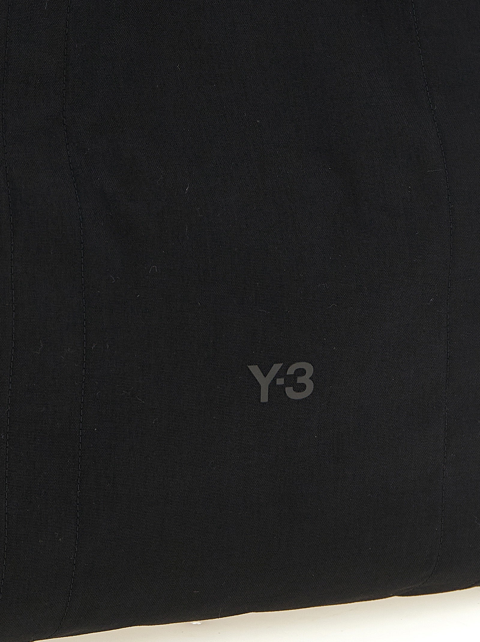 Y-3 Schwarze Shopper-Tasche aus Polyamid