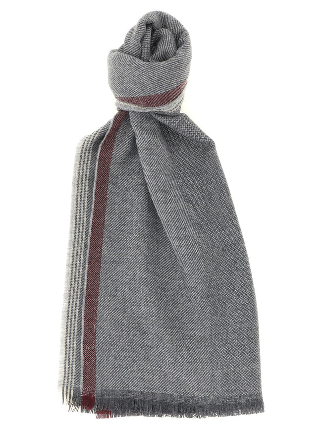 Brunello Cucinelli Grauer Wollschal