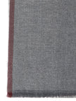 Brunello Cucinelli Grauer Wollschal