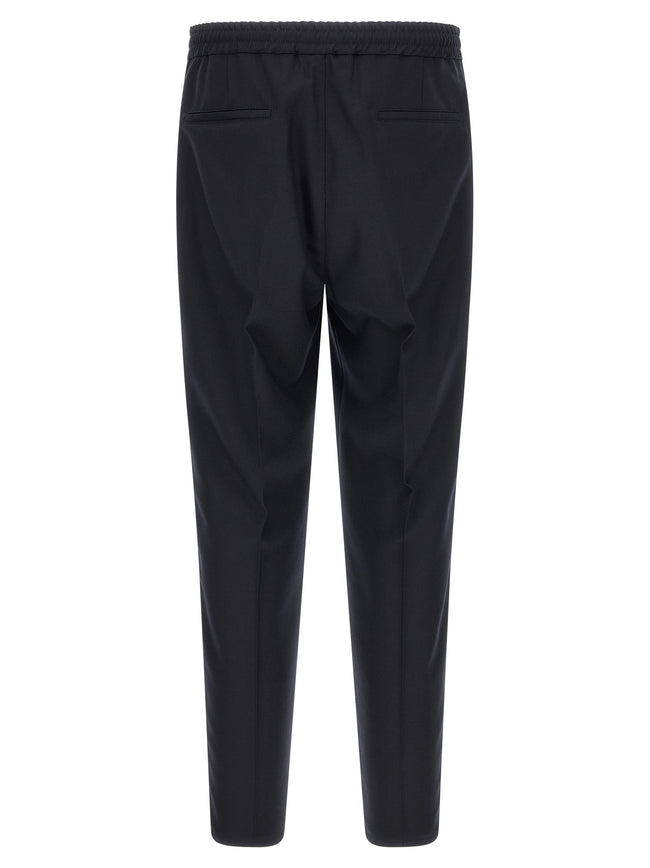 Brunello Cucinelli Blaue Hose aus reiner Schurwolle