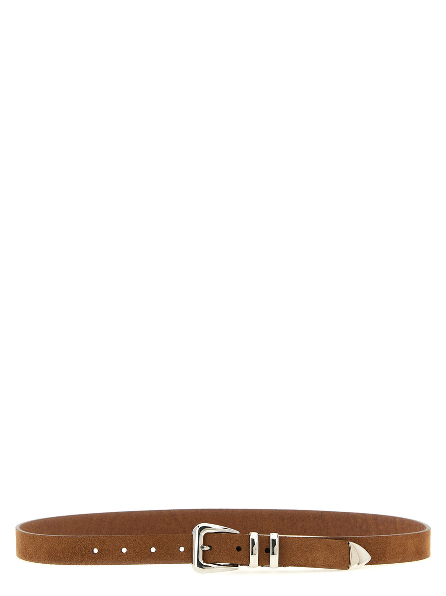 Brunello Cucinelli Brown Calfskin Leather Regular Belt