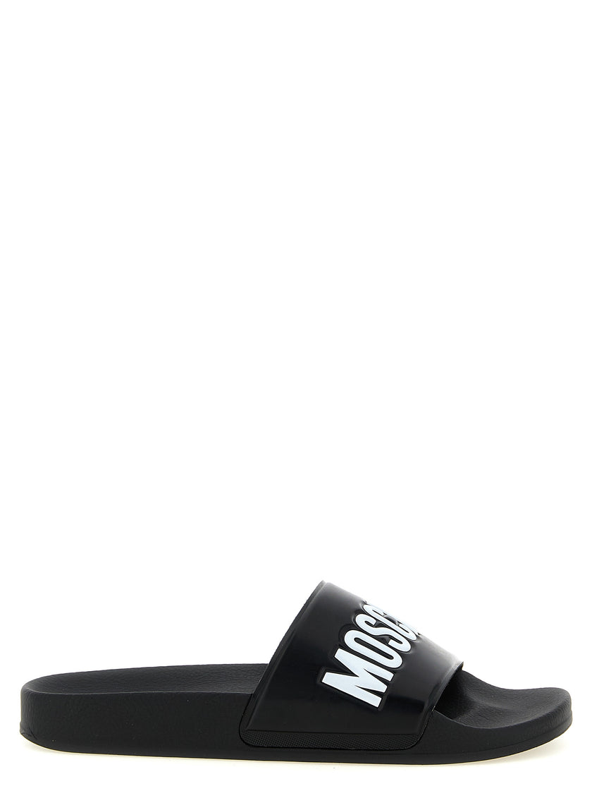 Moschino Bicolor-PVC-Sandalen