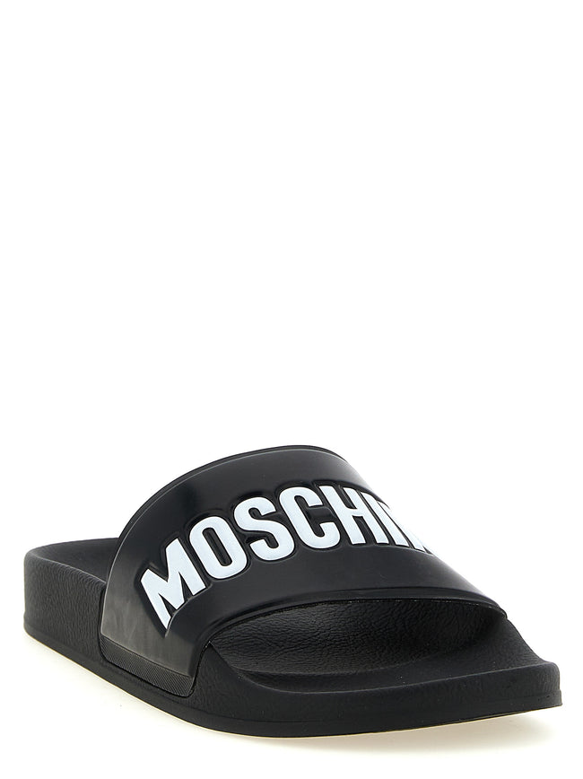 Moschino Bicolor-PVC-Sandalen