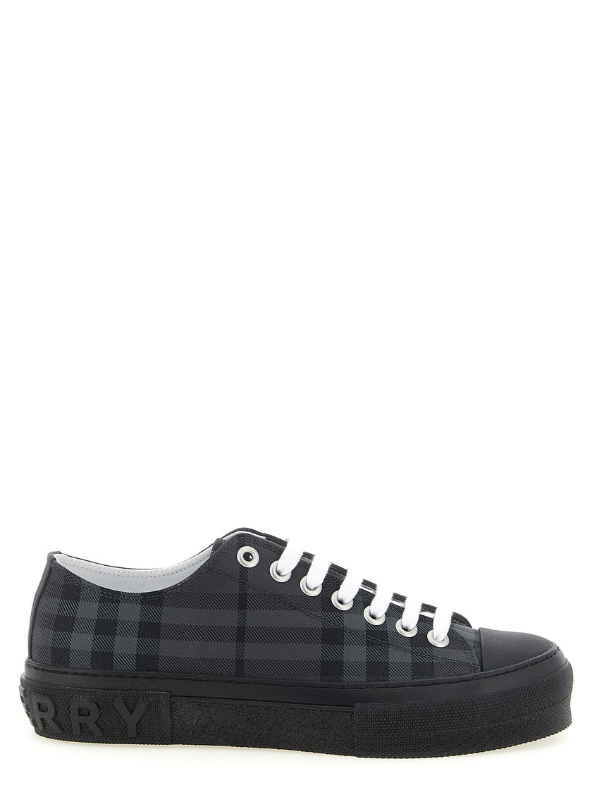 Burberry Graue Polyamid Low-Top-Sneaker
