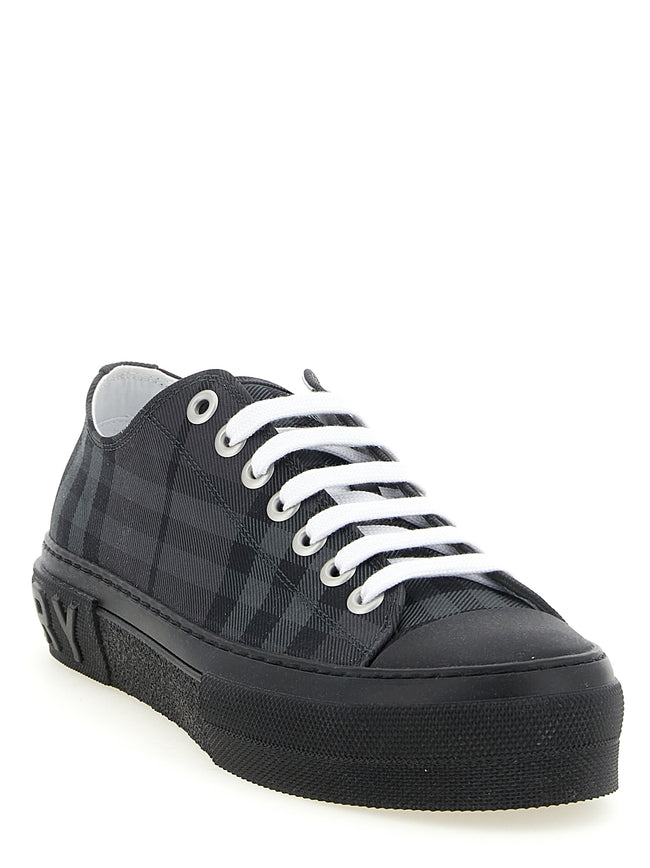 Burberry Graue Polyamid Low-Top-Sneaker